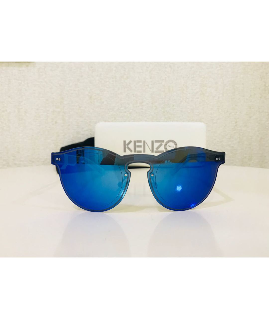 KENZO Синие пластиковые солнцезащитные очки, фото 8