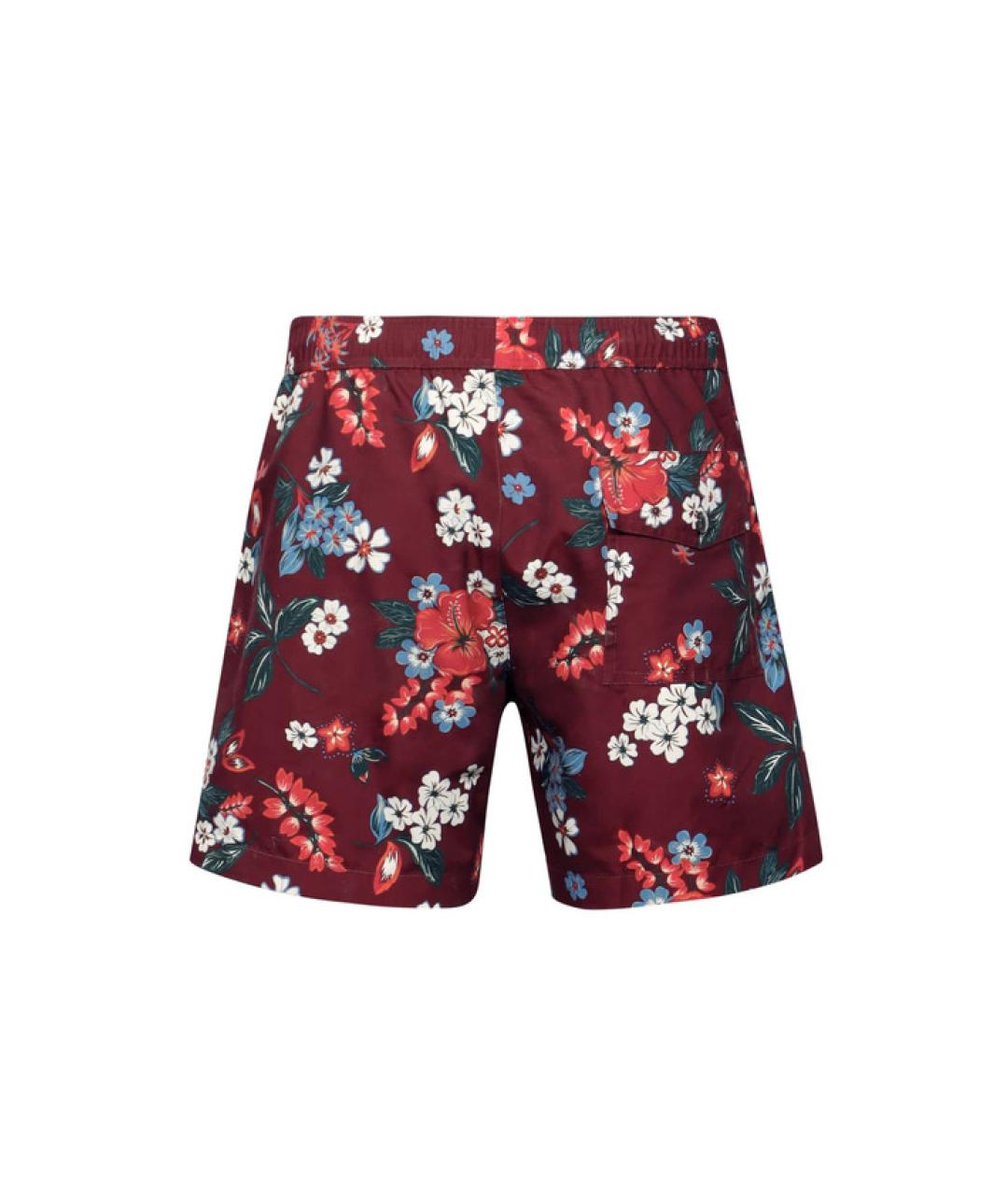 MONCLER Бордовые шорты, фото 2