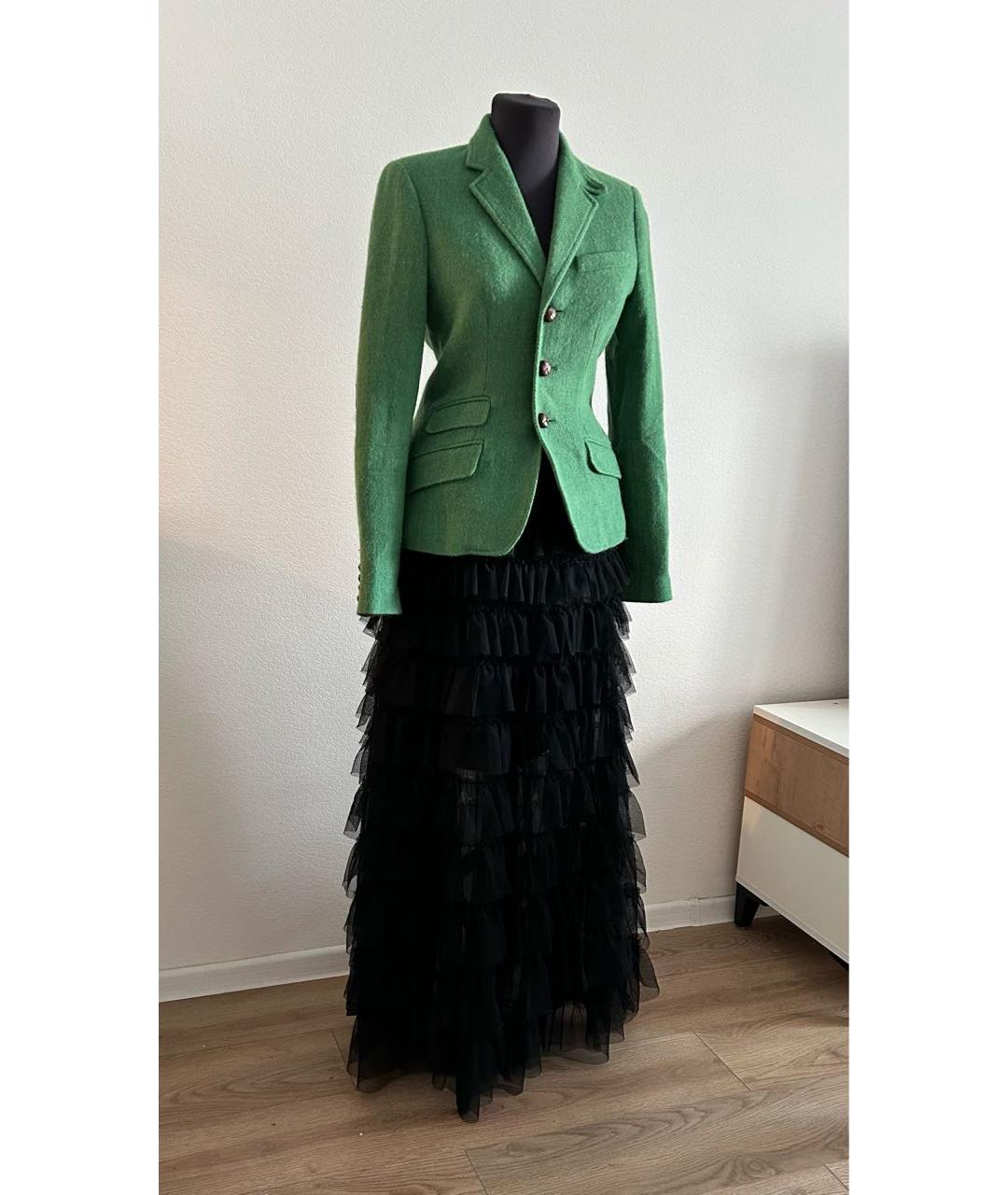 BCBG MAXAZRIA Черная полиэстеровая юбка макси, фото 2