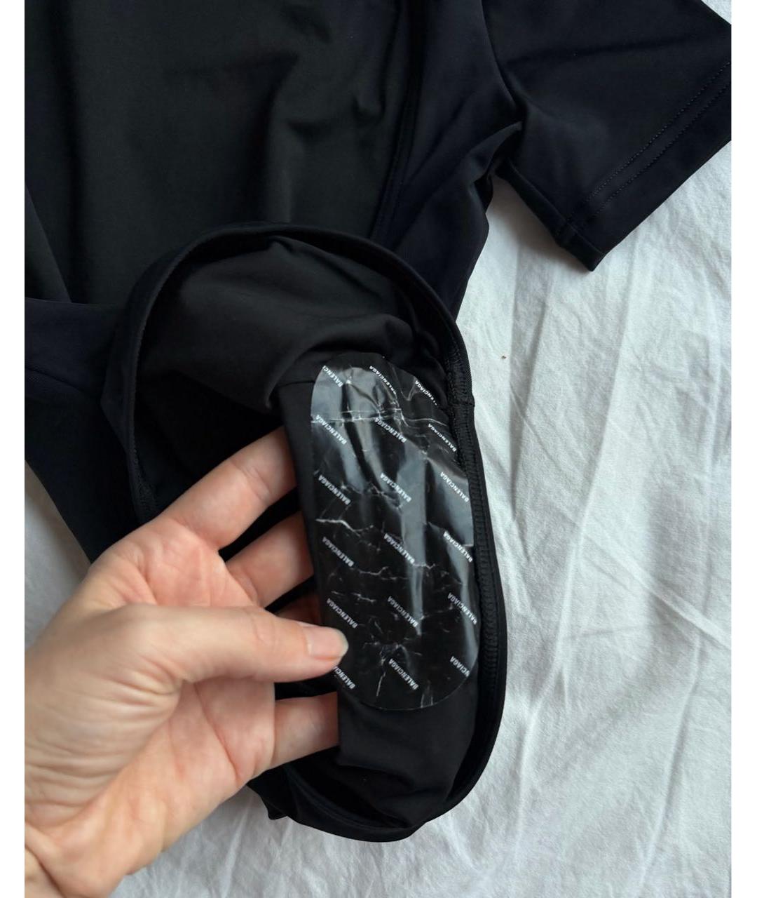 BALENCIAGA Черное боди, фото 4