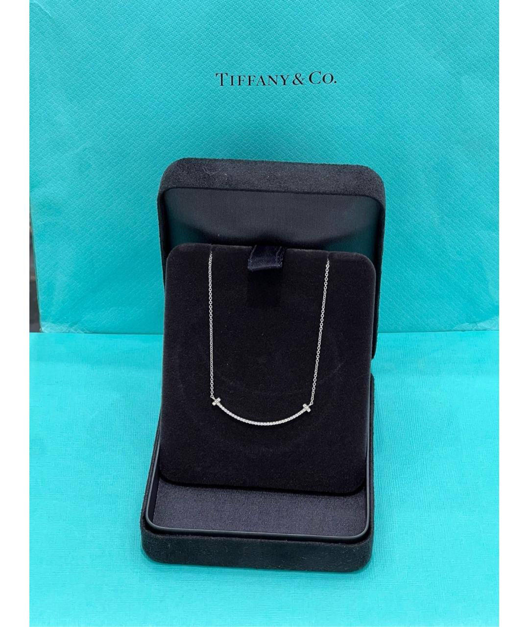 TIFFANY&CO Серебряное колье из белого золота, фото 5