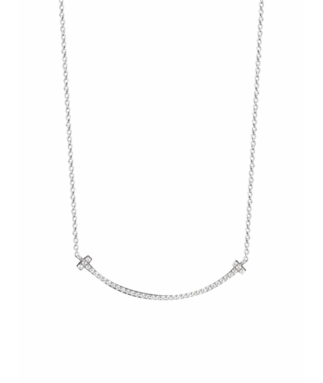 TIFFANY&CO Серебряное колье из белого золота, фото 1