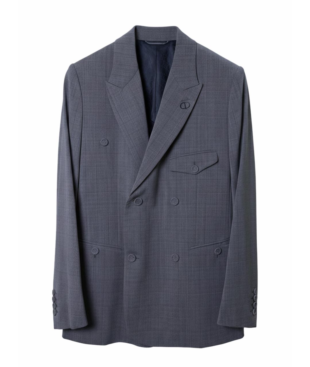 CHRISTIAN DIOR Серый пиджак, фото 1