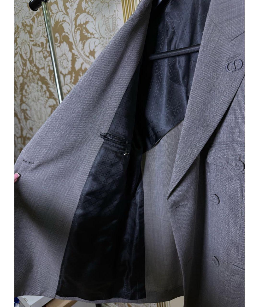 CHRISTIAN DIOR Серый пиджак, фото 6