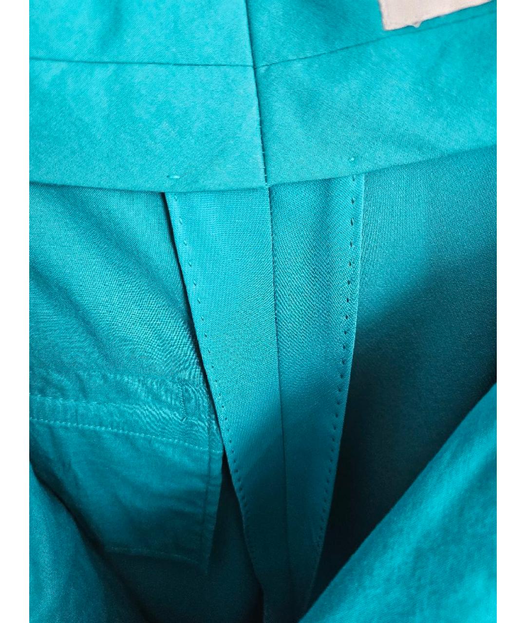 COS Зеленые полиэстеровые брюки широкие, фото 4