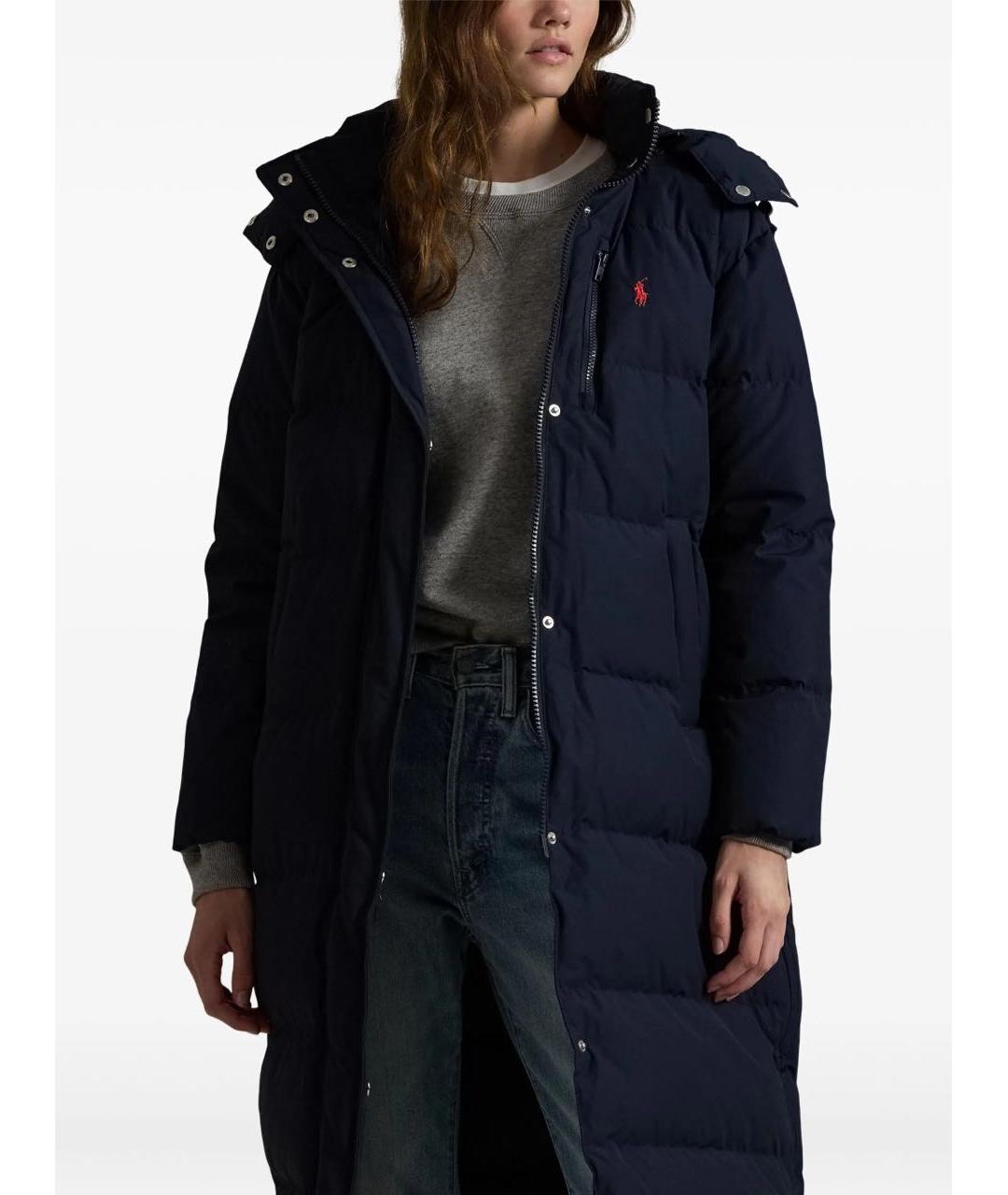 POLO RALPH LAUREN Темно-синее пальто, фото 6