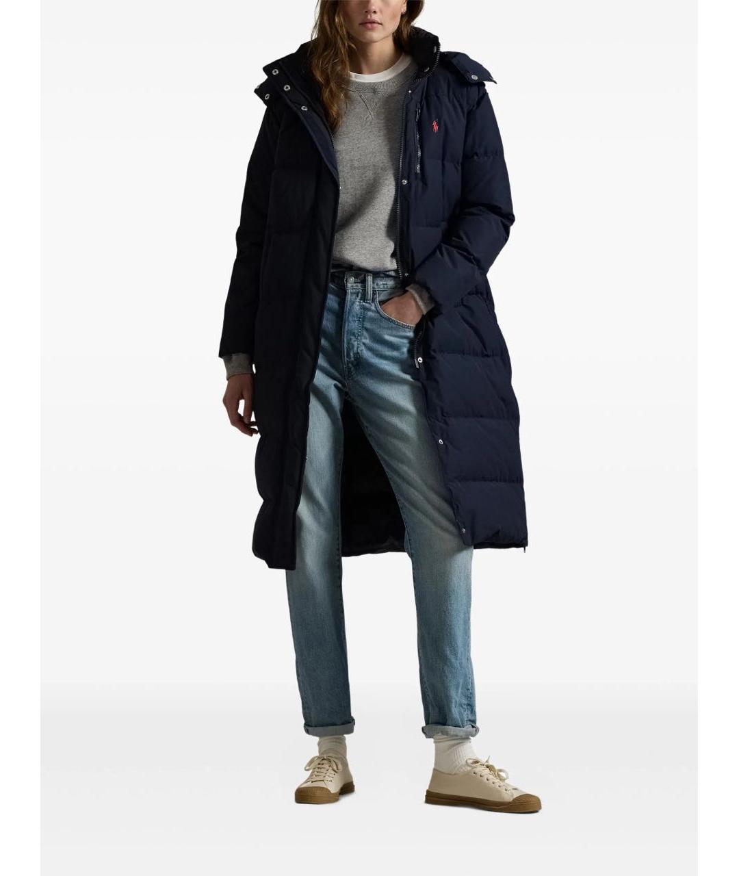 POLO RALPH LAUREN Темно-синее пальто, фото 7