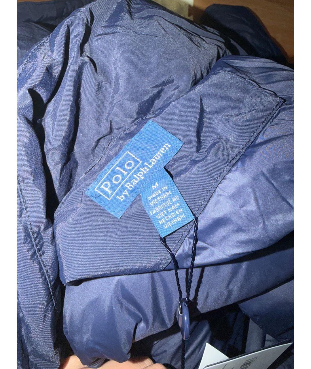 POLO RALPH LAUREN Темно-синее пальто, фото 4