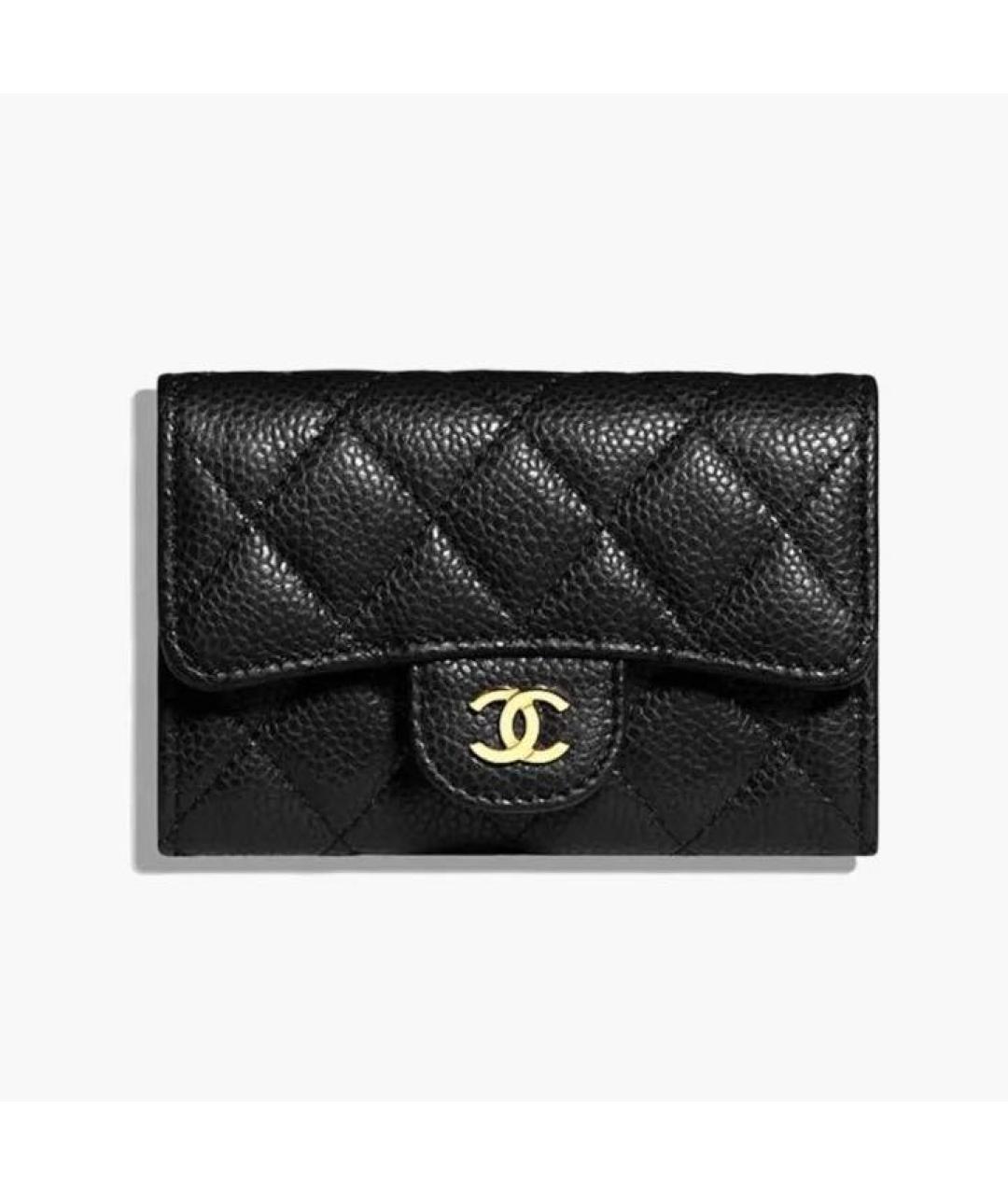 CHANEL Черный кошелек, фото 1