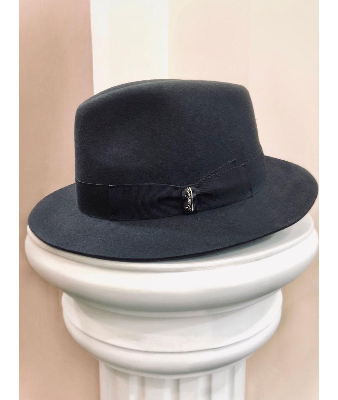 BORSALINO Серая шерстяная шляпа, фото 2