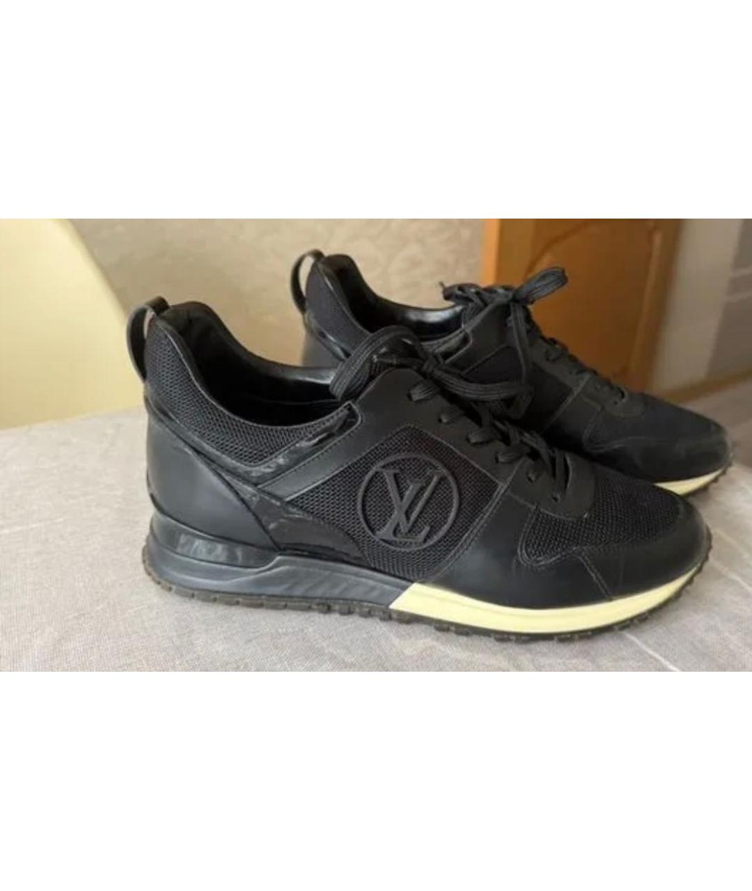 LOUIS VUITTON Черные текстильные кроссовки, фото 3