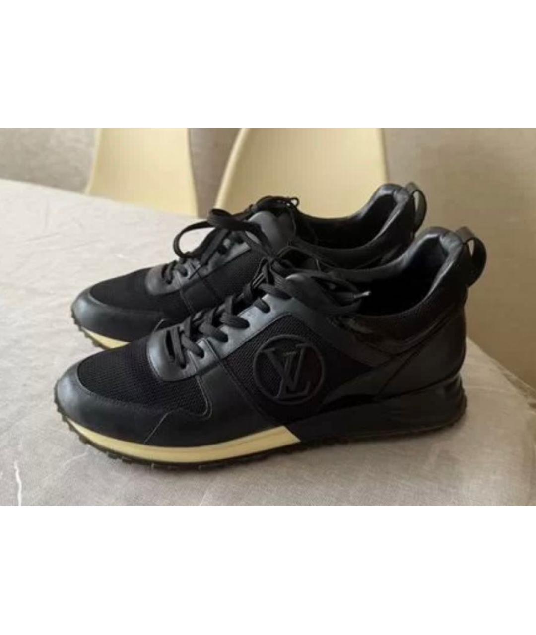 LOUIS VUITTON Черные текстильные кроссовки, фото 2