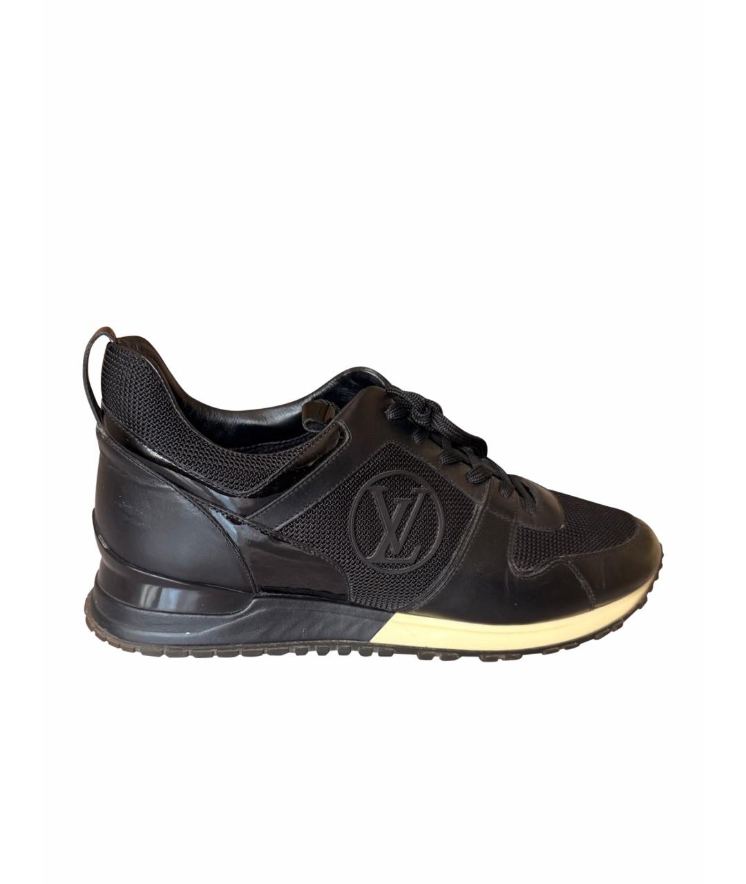 LOUIS VUITTON Черные текстильные кроссовки, фото 1