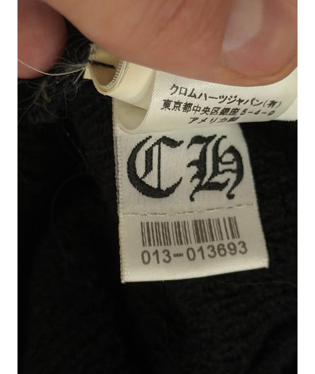 CHROME HEARTS Черная шерстяная шапка, фото 7