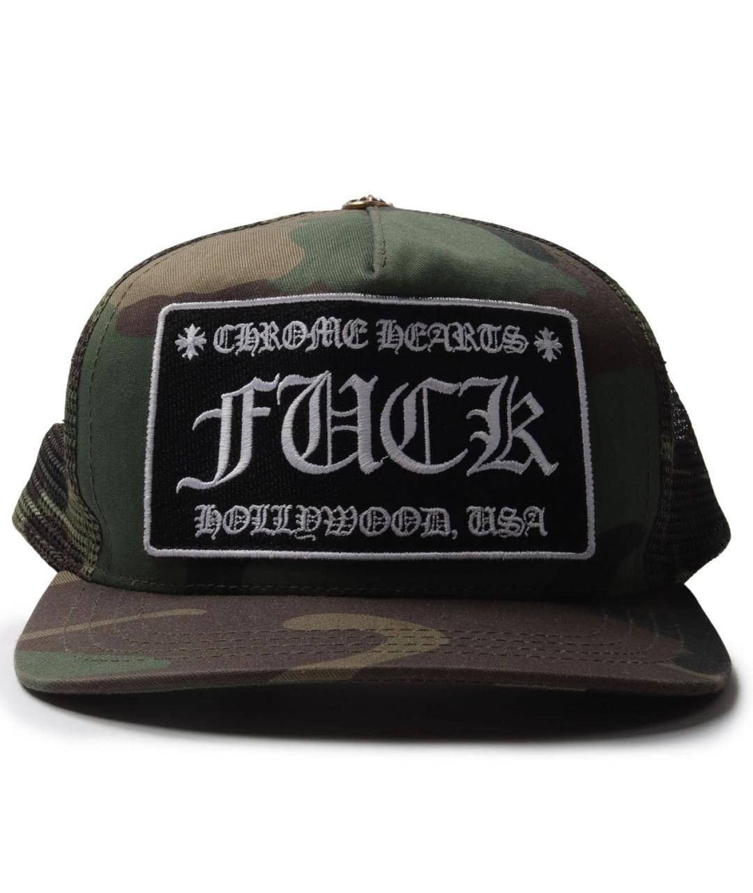 CHROME HEARTS Хаки хлопковая кепка/бейсболка, фото 1