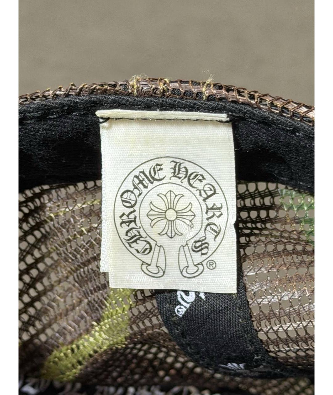 CHROME HEARTS Хаки хлопковая кепка/бейсболка, фото 5