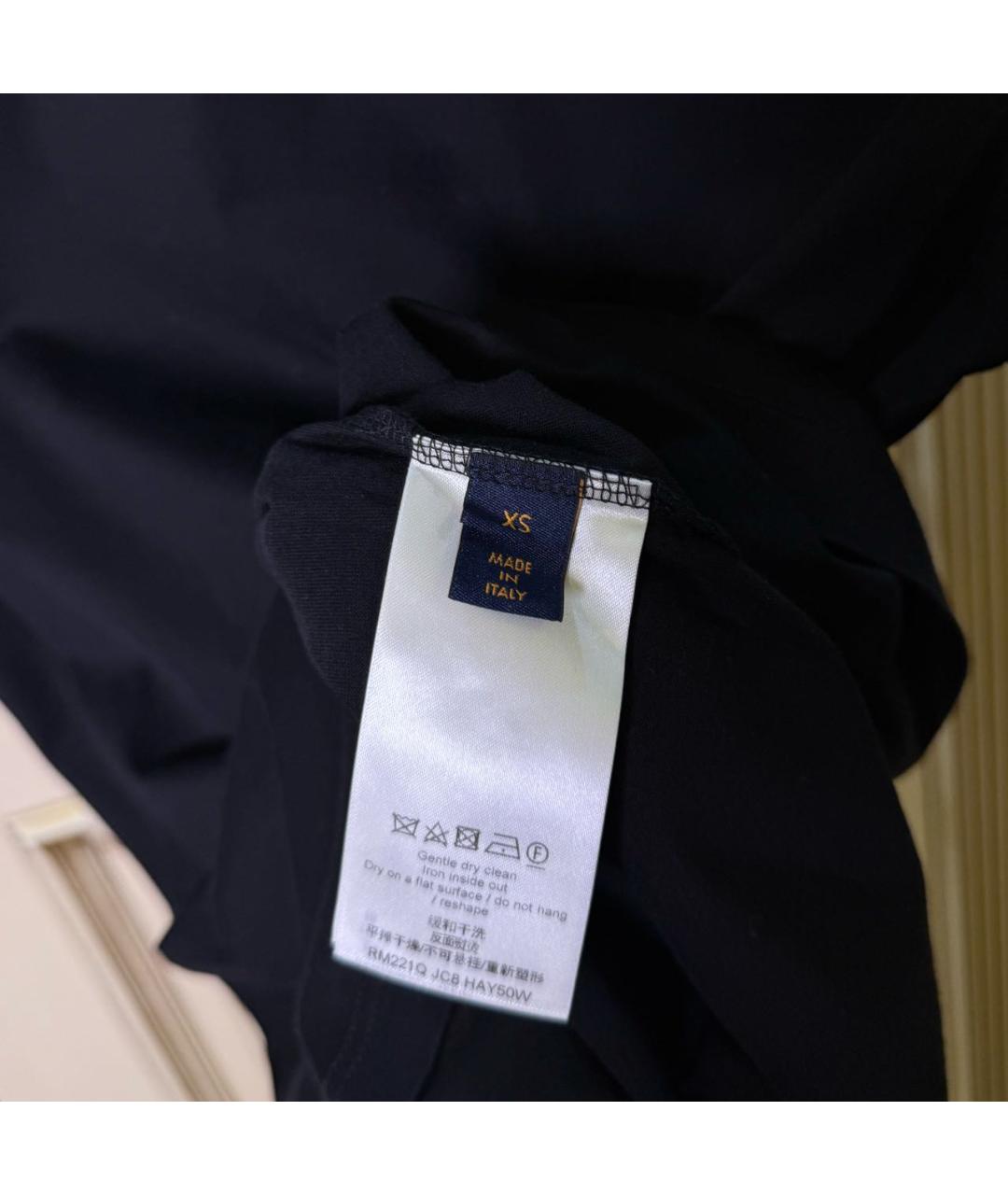 LOUIS VUITTON Темно-синяя футболка, фото 4