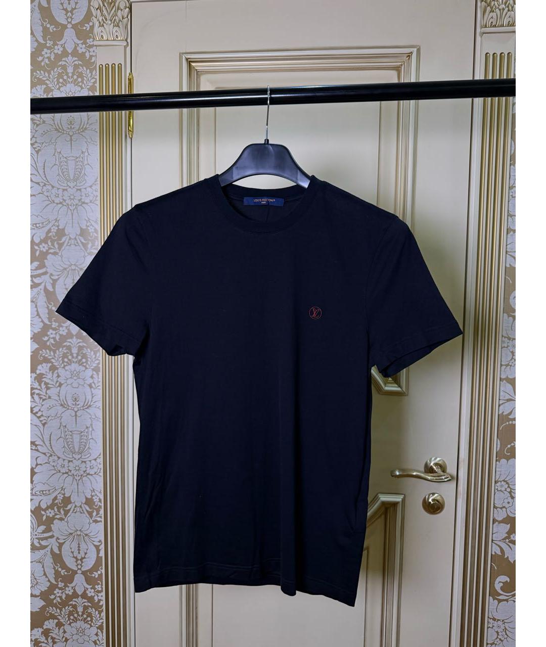 LOUIS VUITTON Темно-синяя футболка, фото 5