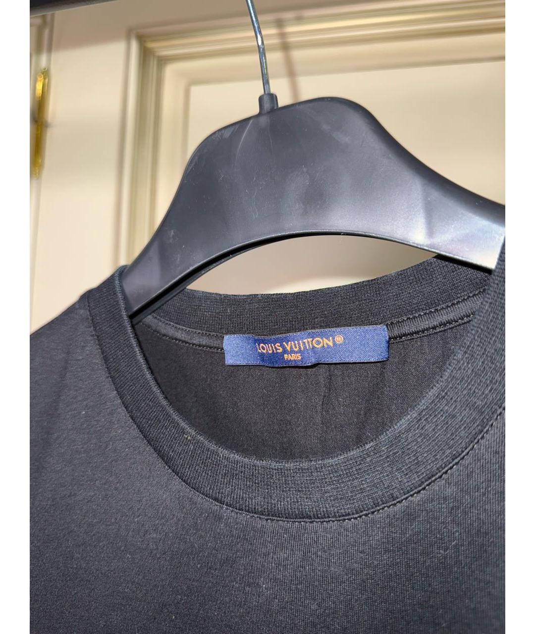 LOUIS VUITTON Темно-синяя футболка, фото 3