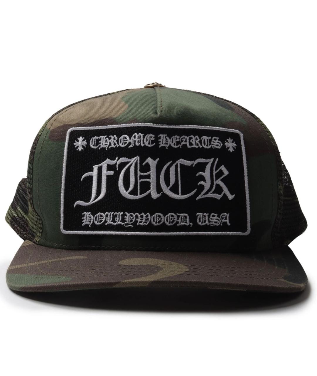 CHROME HEARTS Хаки хлопковая кепка, фото 1