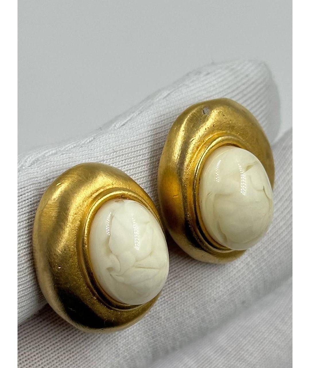 GIVENCHY Золотые металлические клипсы, фото 4