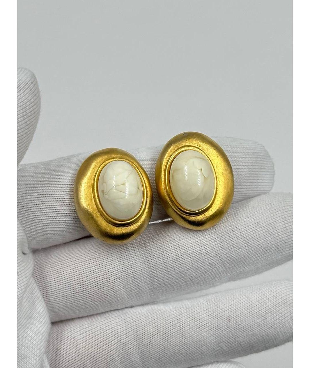 GIVENCHY Золотые металлические клипсы, фото 2