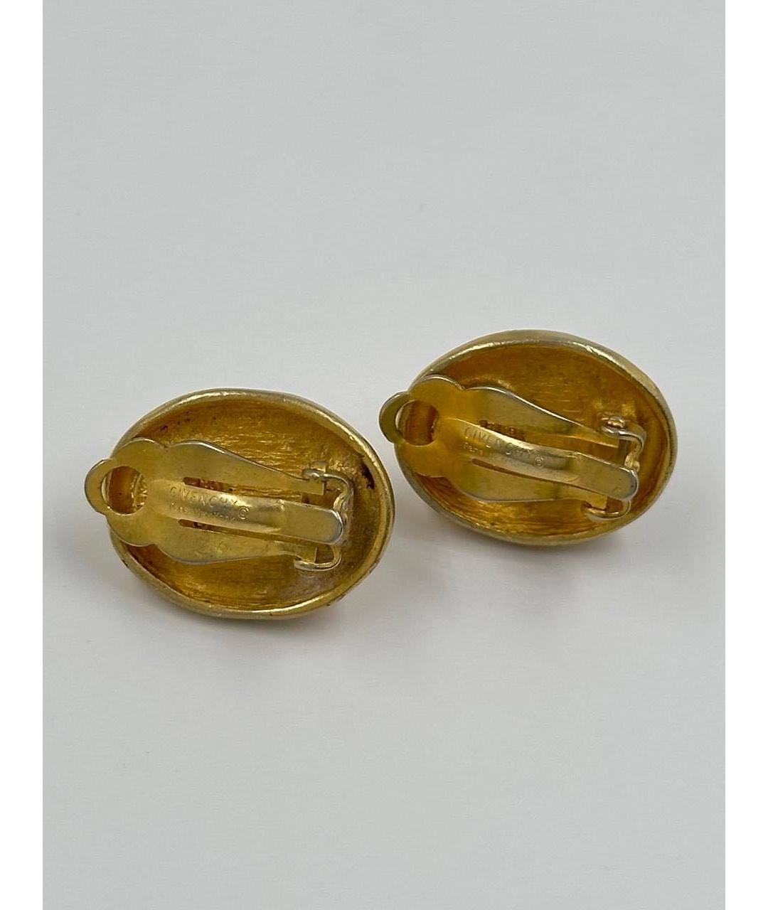 GIVENCHY Золотые металлические клипсы, фото 5