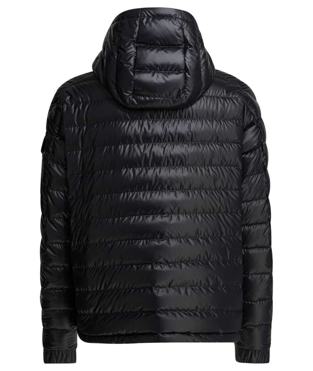 MONCLER Синяя полиэстеровая куртка, фото 2
