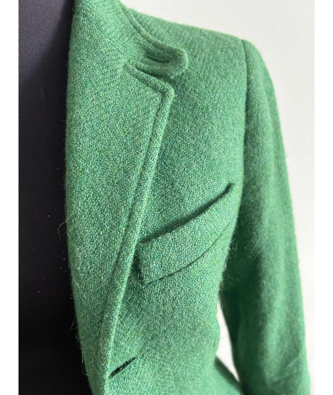 RALPH LAUREN Зеленый шерстяной жакет/пиджак, фото 5