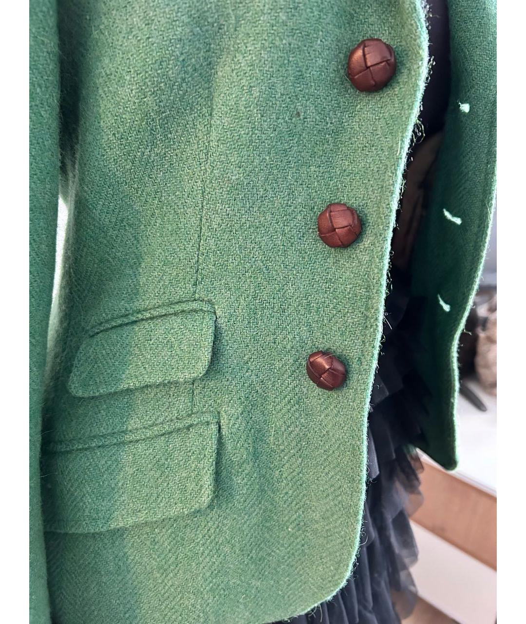 RALPH LAUREN Зеленый шерстяной жакет/пиджак, фото 6
