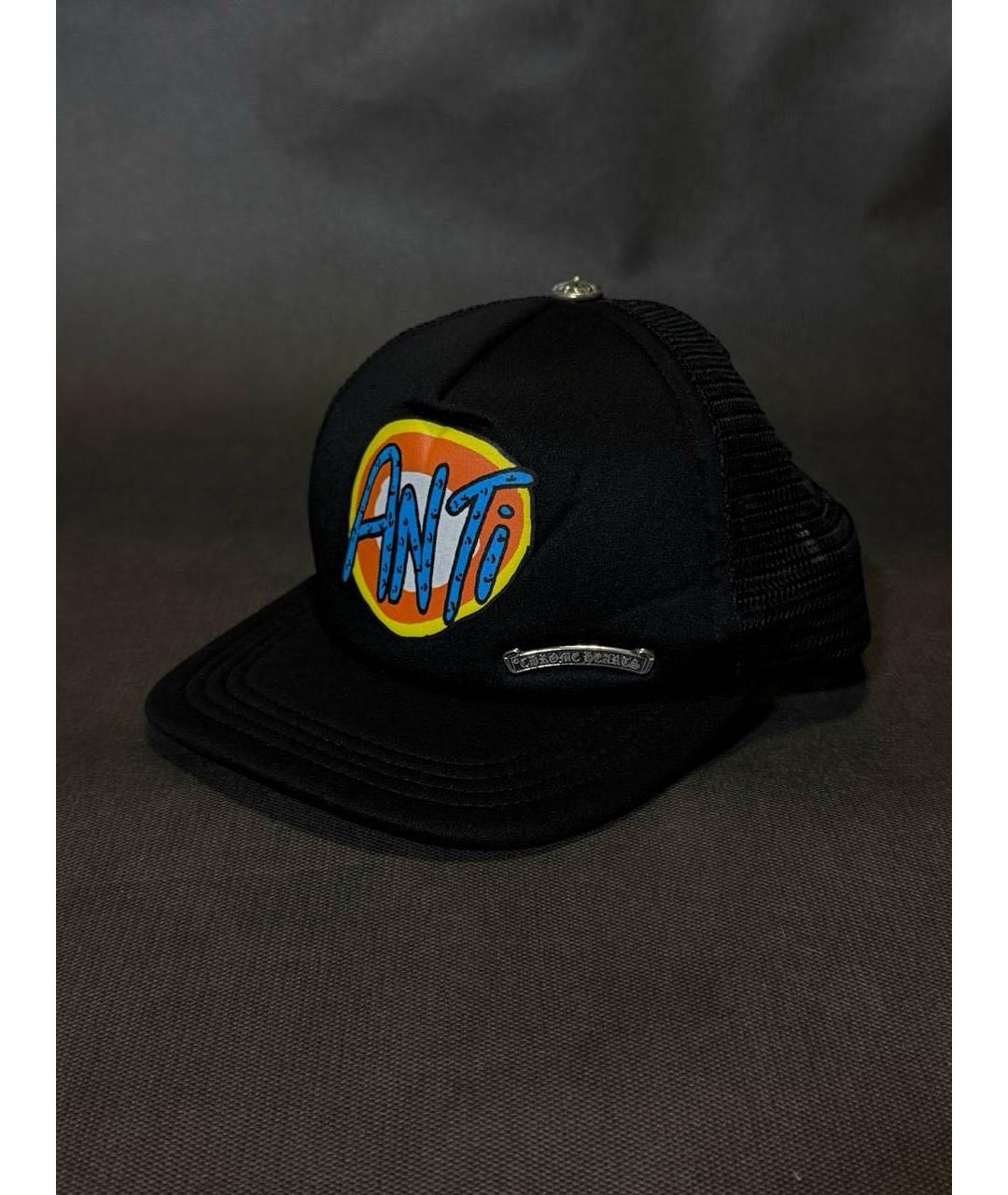 CHROME HEARTS Черная хлопковая кепка/бейсболка, фото 2