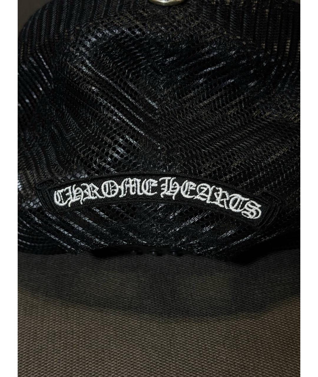 CHROME HEARTS Черная хлопковая кепка/бейсболка, фото 4