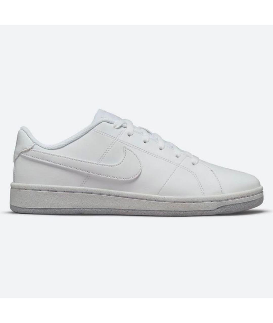 NIKE Белые кожаные низкие кроссовки / кеды, фото 8