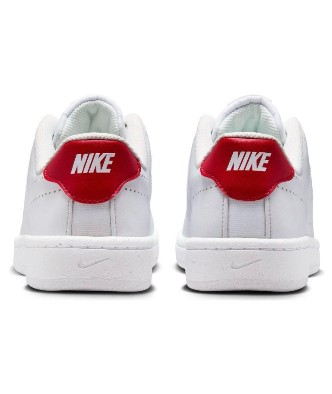 NIKE Белые кожаные низкие кроссовки / кеды, фото 3