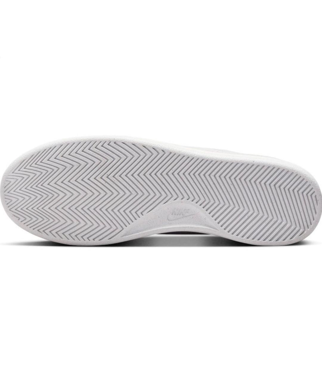 NIKE Белые кожаные низкие кроссовки / кеды, фото 5