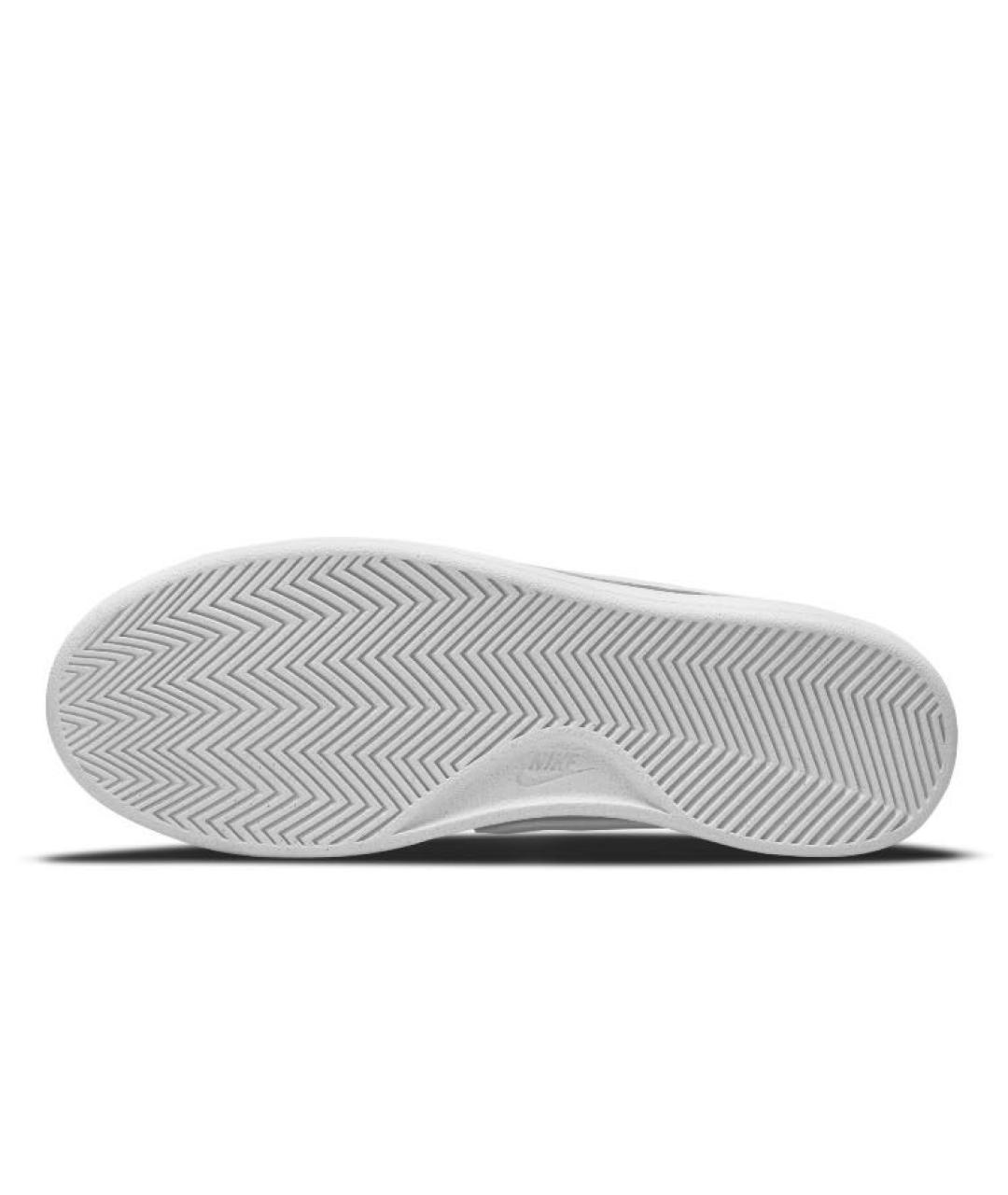 NIKE Черные кожаные низкие кроссовки / кеды, фото 5