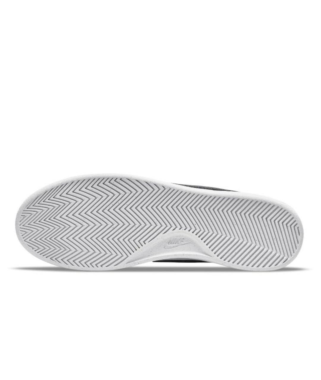 NIKE Белые кожаные низкие кроссовки / кеды, фото 5