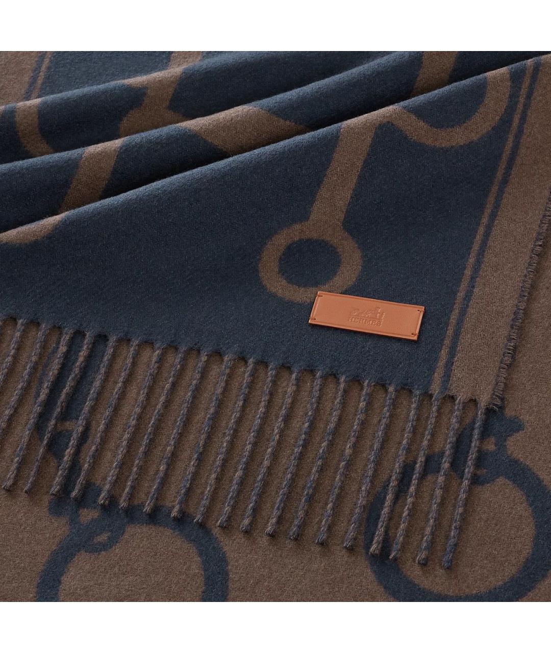 HERMES Мульти кашемировый шарф, фото 3