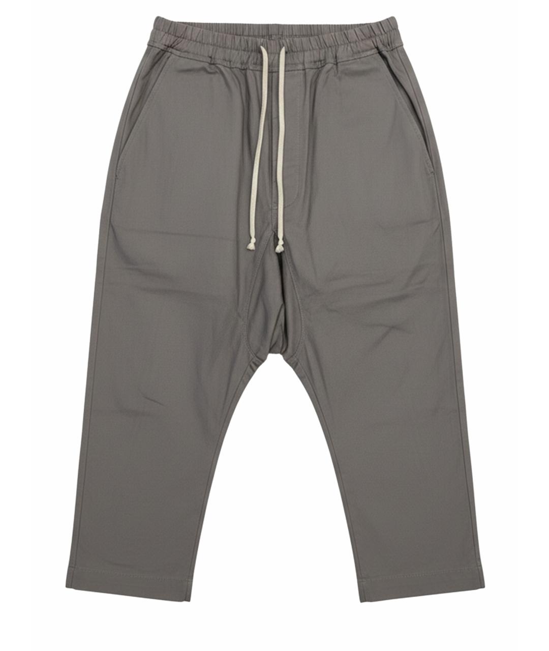 RICK OWENS Хлопковые повседневные брюки, фото 1