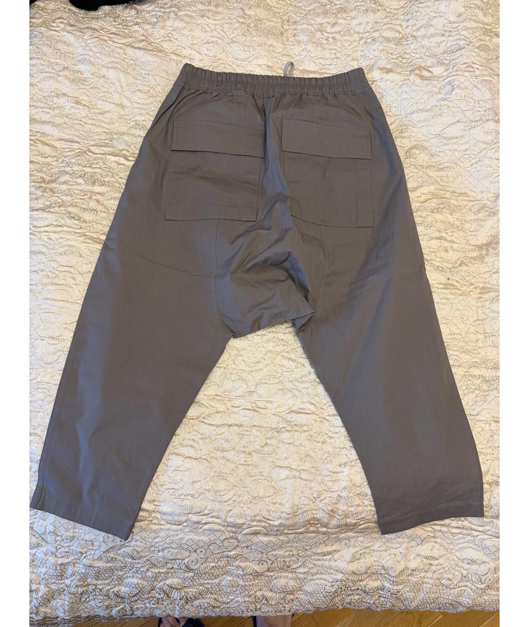 RICK OWENS Хлопковые повседневные брюки, фото 2