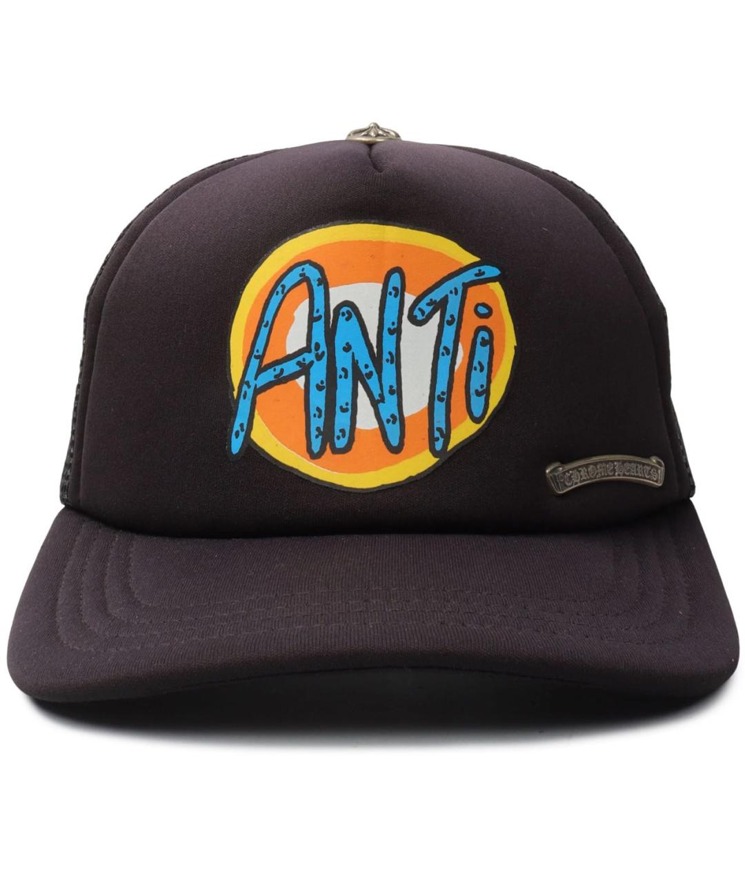 CHROME HEARTS Черная хлопковая кепка, фото 1