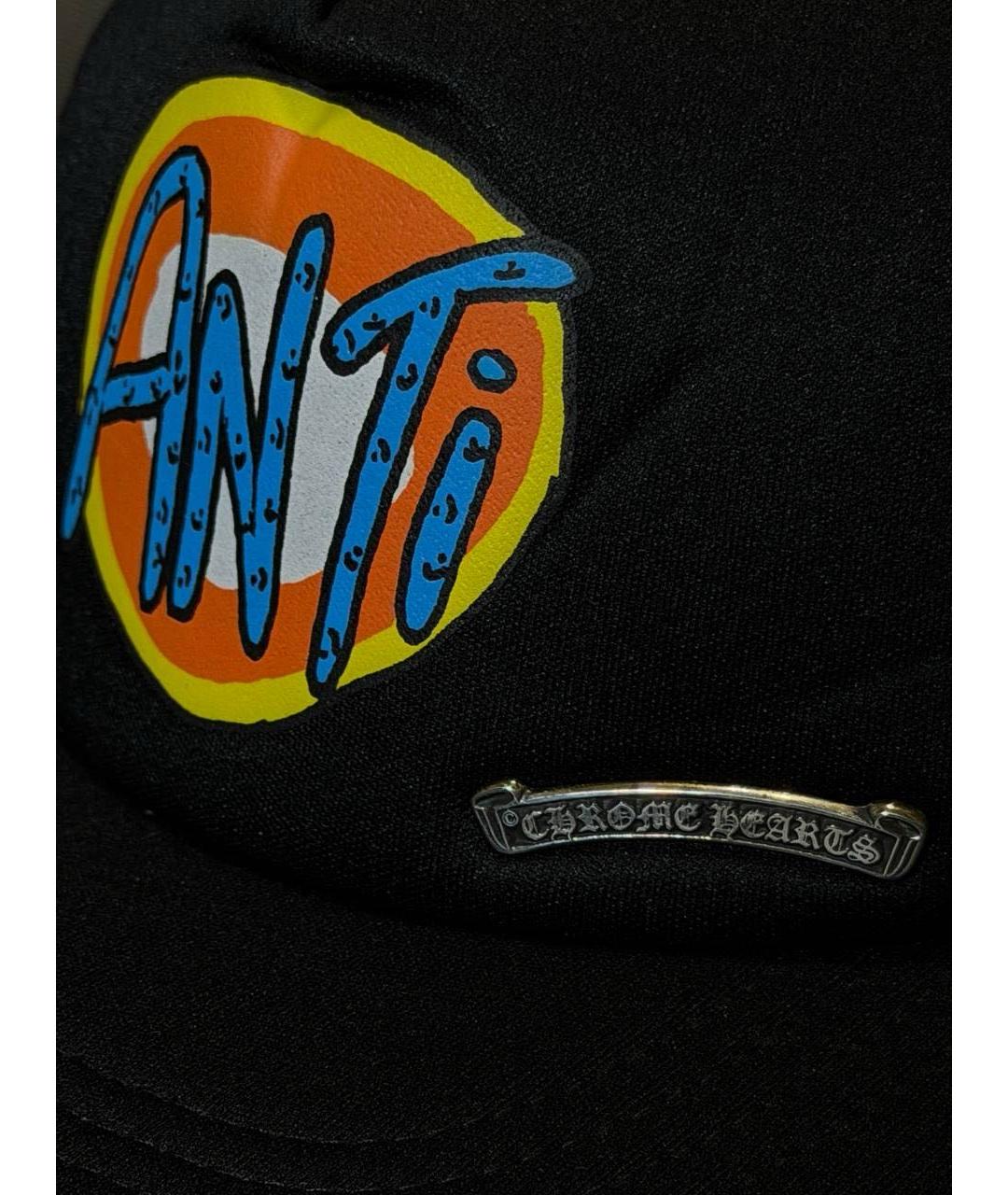 CHROME HEARTS Черная хлопковая кепка, фото 3