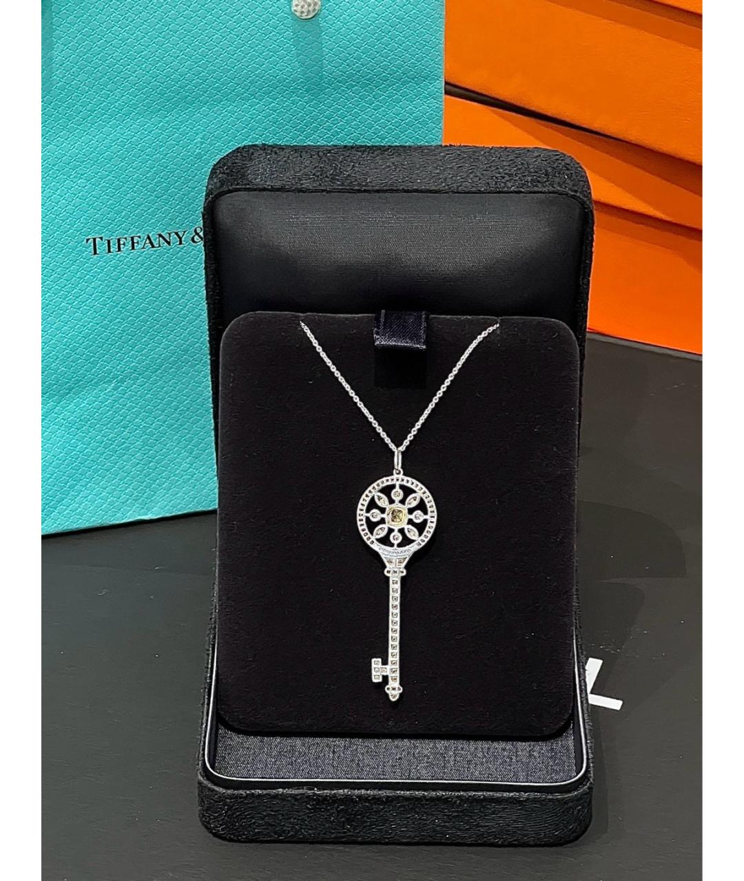 TIFFANY&CO Серебряное платиновое колье, фото 2