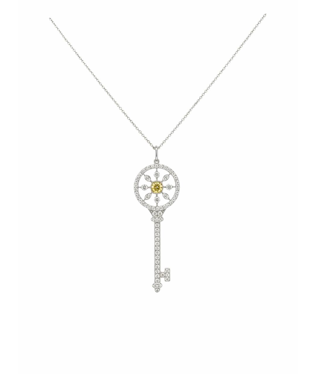 TIFFANY&CO Серебряное платиновое колье, фото 1