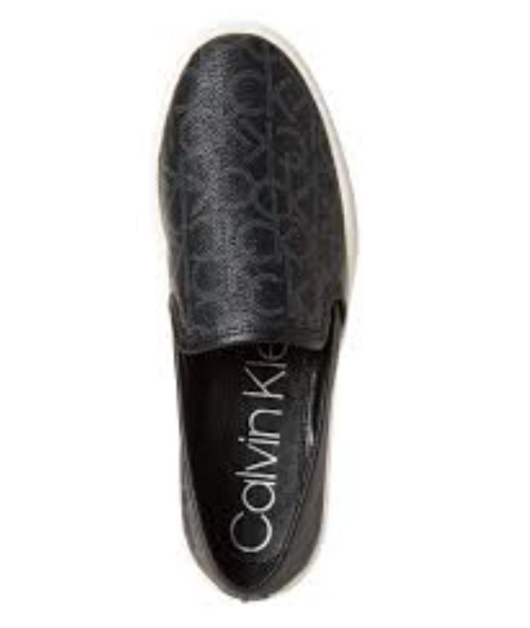 CALVIN KLEIN Черные слипоны, фото 7