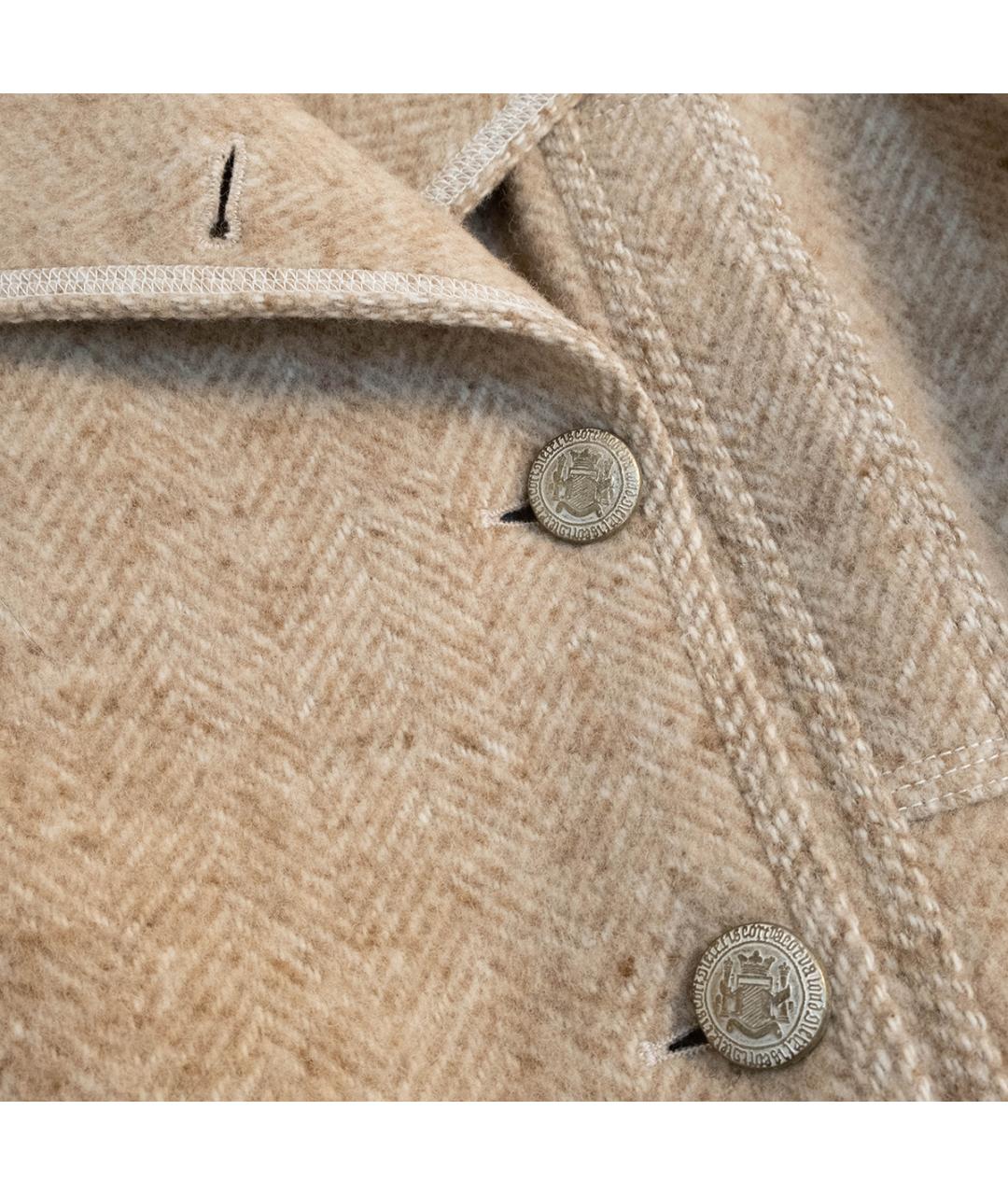 BRUNELLO CUCINELLI Бежевое шерстяное пальто, фото 4