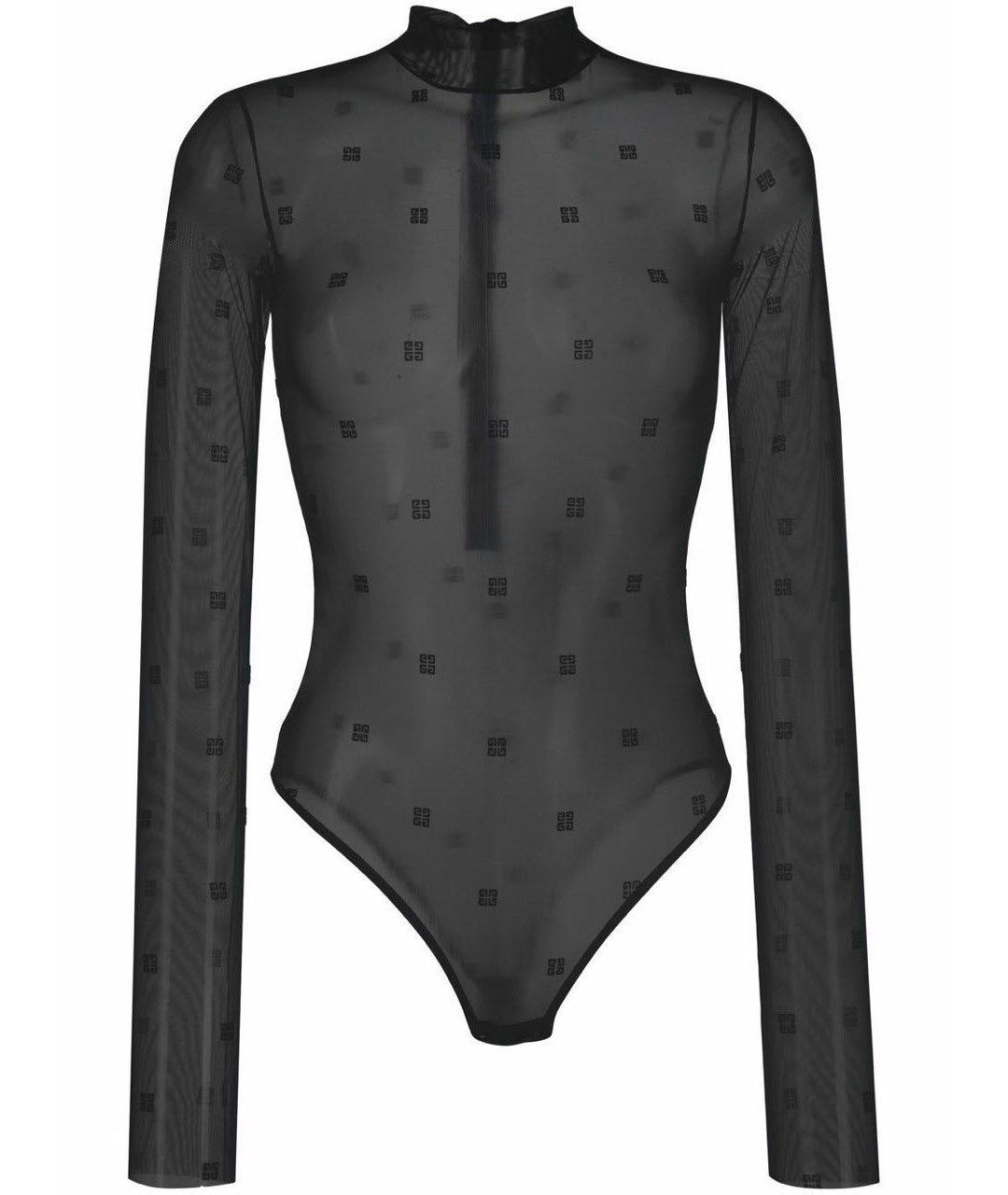 GIVENCHY Черная сетчатая блузы, фото 1