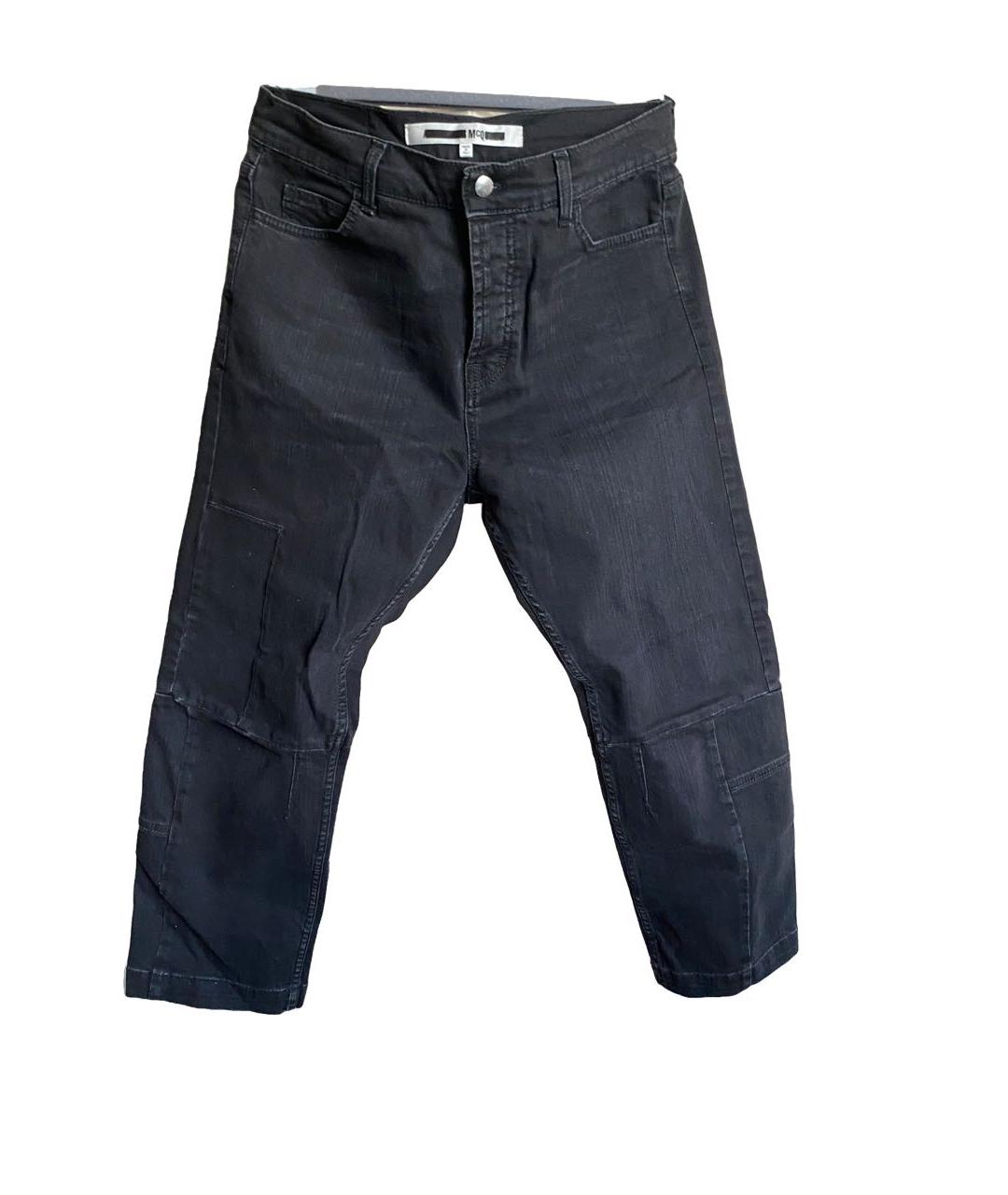 ALEXANDER MCQUEEN Черные хлопковые прямые джинсы, фото 5