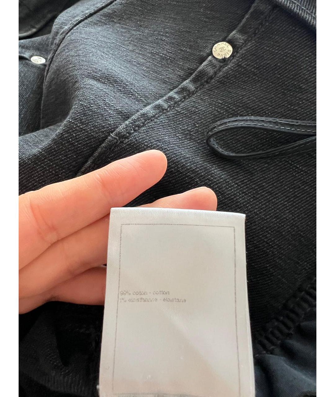 CHANEL Черные прямые брюки, фото 6