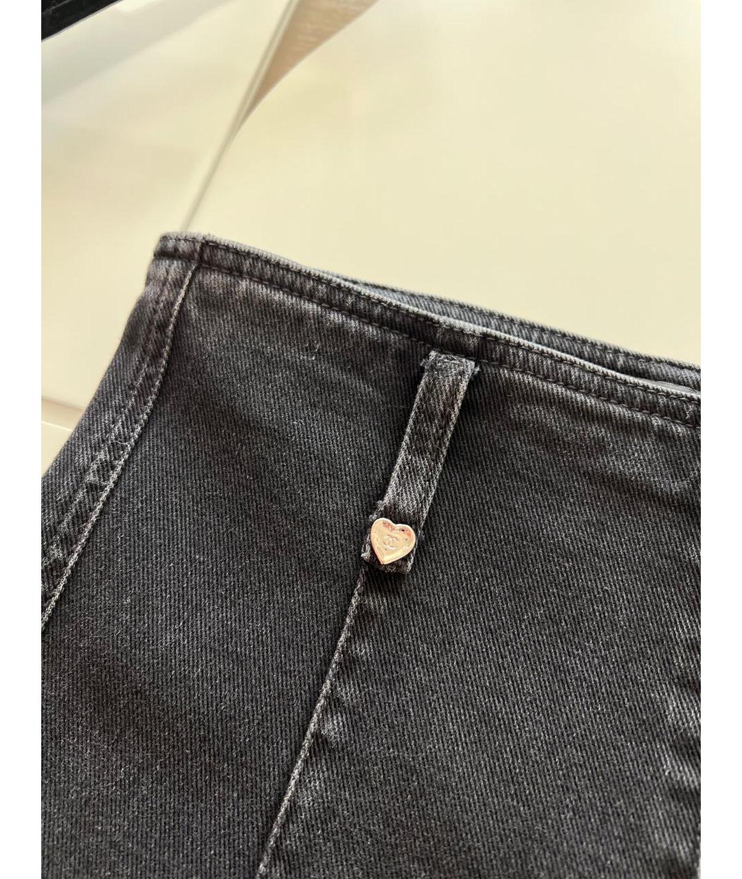 CHANEL Черные прямые брюки, фото 3